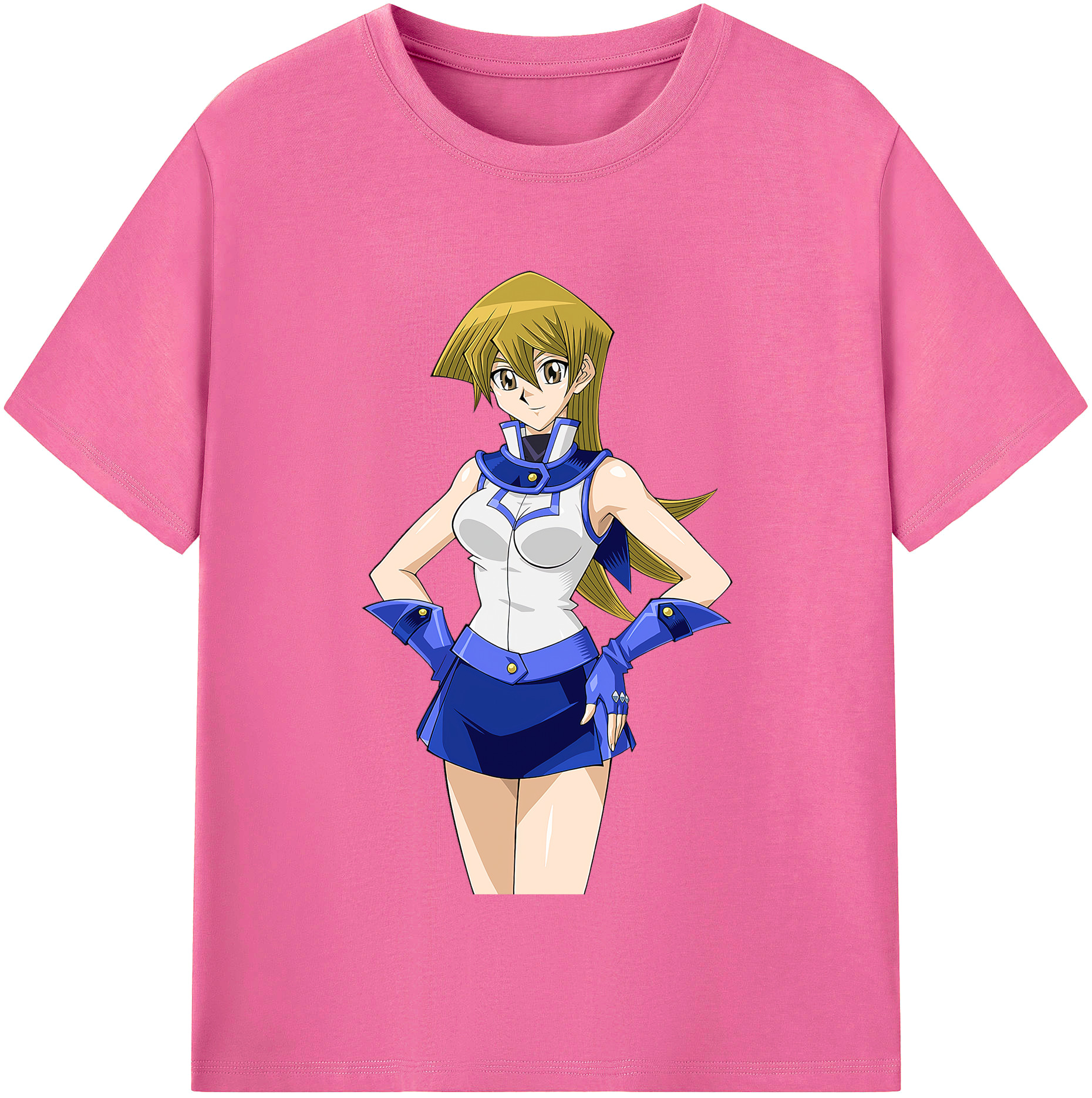 （画像用） 遊☆戯☆王 Yu-Gi-Oh! レディースカジュアルプリントTシャツ（綿100％）